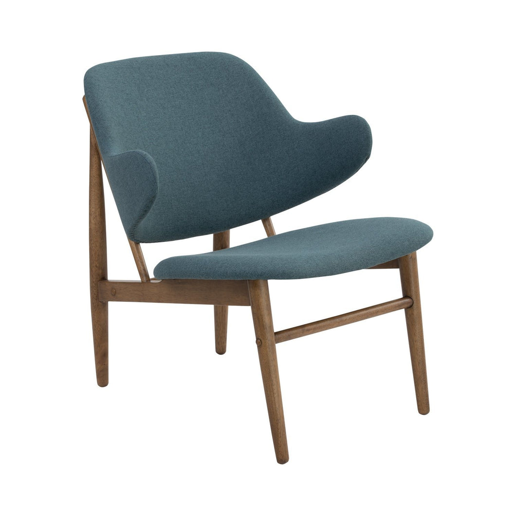 Vezel Lounge Chair - Nile Green & Cocoa - GFURN