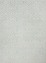 Load image into Gallery viewer, Nourison Jubilant JUB19 White and Blue 6&#39;x9&#39; Moroccan Area Rug JUB19 Ivory/Blue
