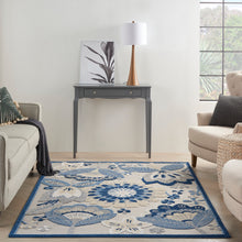 Load image into Gallery viewer, Nourison Aloha 5&#39; x 7&#39; Area Rug ALH25 Blue/Grey
