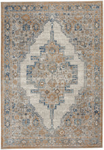 Load image into Gallery viewer, Nourison Concerto 5&#39; x 7&#39; Area Rug CNC09 Grey/Light Blue
