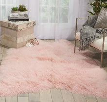 Load image into Gallery viewer, Mina Victory Free Form Tibetan Lamb Rose Couture Rug PR130 5&#39;X7&#39;

