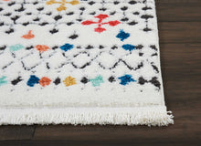 Load image into Gallery viewer, Nourison Kamala DS504 White Multicolor 8&#39; Runner Hallway Rug DS504 White
