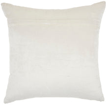 Load image into Gallery viewer, Mina Victory Luminecence Beaded Waves Ivory Throw Pillow E1057 18&quot; x 18&quot;
