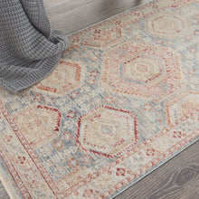 Load image into Gallery viewer, Nourison Homestead 3&#39;x5&#39; Traditional Area Rug HMS01 Light Blue Multi

