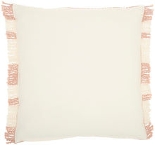 Load image into Gallery viewer, Kathy Ireland Pillow Woven Plaid Check Blush Throw Pillow SH300 20&quot;X20&quot;
