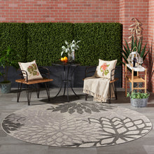 Load image into Gallery viewer, Nourison Aloha 8&#39; Round Silver Grey Area Rug ALH05 Silver Grey
