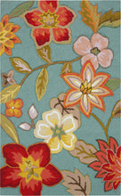 Load image into Gallery viewer, Nourison Fantasy 2&#39;x4&#39; Blue Area Rug FA18 Aqua
