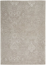 Load image into Gallery viewer, Nourison Damask 4&#39; x 6&#39; Area Rug DAS06 Lt Grey
