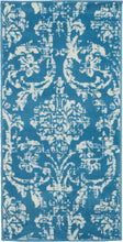 Load image into Gallery viewer, Nourison Jubilant 2&#39; x 4&#39; Small Blue Damask Area Rug JUB09 Blue
