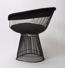 Load image into Gallery viewer, Lovise Wire Dining Chair - Black Frame &amp; Black Wool/Cashmere
