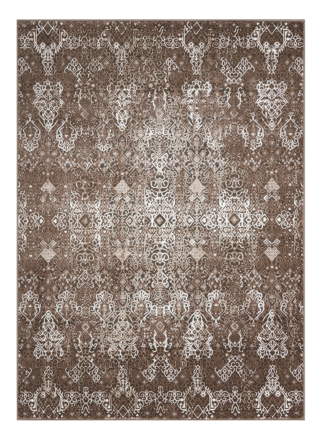 Nourison Karma KRM04 Brown 5'x7' Area Rug KRM04 Mocha