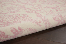 Load image into Gallery viewer, Nourison Jubilant JUB09 White and Pink 6&#39;x9&#39; Farmhouse Area Rug JUB09 Ivory/Pink
