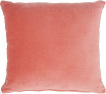 Load image into Gallery viewer, Nourison Solid Velvet Blush Throw Pillow SS900 16&quot; x 16&quot;

