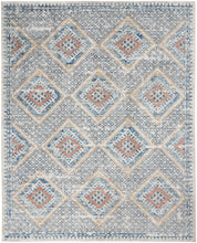 Load image into Gallery viewer, Nourison Concerto 8&#39; x 10&#39; Area Rug CNC16 Blue/Ivory
