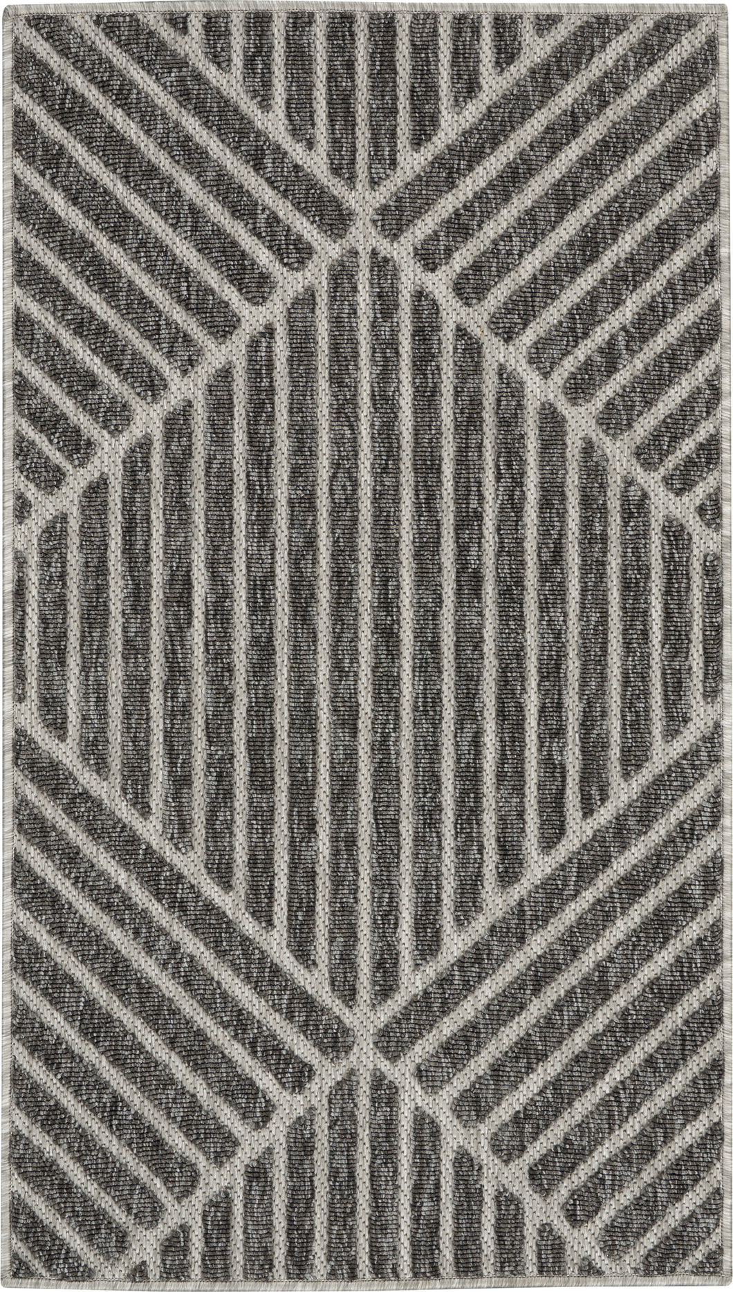 Nourison Cozumel 2' x 4' Area Rug CZM05 Dark Grey