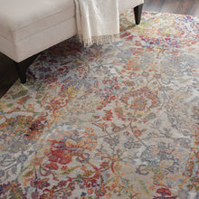 Load image into Gallery viewer, Nourison Ankara Global ANR06 White and Orange 5&#39;x8&#39; French Country Area Rug ANR06 Ivory/Orange
