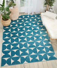 Load image into Gallery viewer, Nourison Harper DS301 Blue 5&#39;x7&#39; Area Rug DS301 Blue
