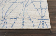Load image into Gallery viewer, Nourison Ellora ELL02 Ivory and Blue 6&#39;x8&#39; Modern Area Rug ELL02 Sky
