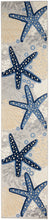 Load image into Gallery viewer, Nourison Aloha 2&#39; x 10&#39; Area Rug ALH24 Blue/Grey
