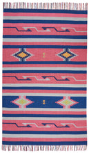 Load image into Gallery viewer, Nourison Baja BAJ01 Pink and Blue 4&#39;x6&#39; Southwestern Area Rug BAJ01 Pink/Blue
