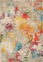 Load image into Gallery viewer, Nourison Celestial CES12 Multicolor 6&#39;x9&#39; Colorful Area Rug CES12 Ivory/Multicolor
