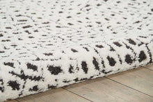 Load image into Gallery viewer, Nourison Kamala DS502 White 8&#39;x11&#39; Oversized Rug DS502 White/Black
