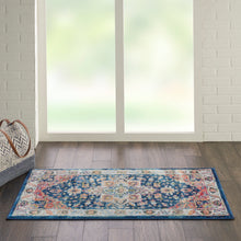 Load image into Gallery viewer, Nourison Ankara Global ANR11 Blue and Red Multicolor Persian Area Rug ANR11 Blue/Multicolor
