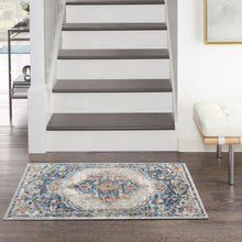 Load image into Gallery viewer, Nourison Concerto 2&#39; x4&#39; Area Rug CNC12 Blue/Grey
