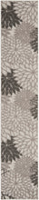 Load image into Gallery viewer, Nourison Aloha 2&#39;x12&#39; Silver Grey Area Rug ALH05 Silver Grey
