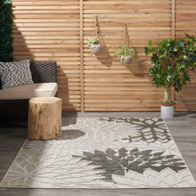 Load image into Gallery viewer, Nourison Aloha 4&#39;x6&#39; Silver Grey Area Rug ALH05 Silver Grey
