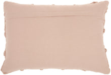 Load image into Gallery viewer, Kathy Ireland Pillow Pin Tuck Blush Throw Pillow AA242 - Lumbar 14&quot;X20&quot;

