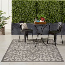 Load image into Gallery viewer, Nourison Aloha 5&#39;x8&#39; Grey Patio Area Rug ALH21 Grey/Charcoal
