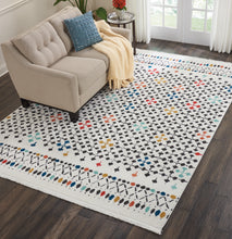 Load image into Gallery viewer, Nourison Kamala DS504 White Multicolor 8&#39;x11&#39; Oversized Rug DS504 White
