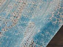 Load image into Gallery viewer, Nourison Karma KRM01 Blue 8&#39; Round Large Rug KRM01 Blue

