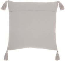Load image into Gallery viewer, Kathy Ireland Pillow Metallic Embroidery Grey Throw Pillow AA443 20&quot;X20&quot;
