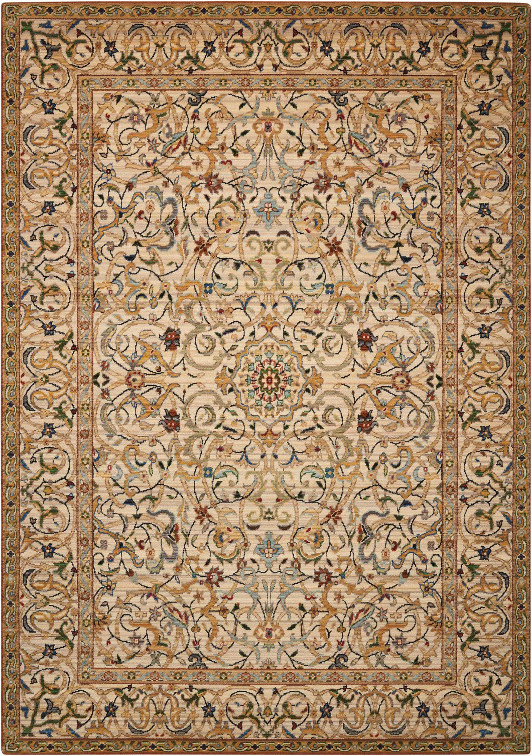 Nourison Timeless TML16 Brown 5'x8' Area Rug TML16 Copper