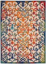 Load image into Gallery viewer, Nourison Aloha ALH21 5&#39;x8&#39; Multicolor Easy-care Indoor-outdoor Rug ALH21 Multicolor
