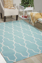 Load image into Gallery viewer, Nourison Home &amp; Garden RS087 Blue 10&#39;x14&#39; Rug RS087 Aqua
