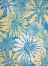 Load image into Gallery viewer, Nourison Home &amp; Garden RS022 Blue 5&#39;x8&#39; Area Rug RS022 Blue
