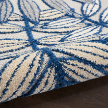 Load image into Gallery viewer, Nourison Aloha 2&#39; x 10&#39; Area Rug ALH18 Ivory/Navy
