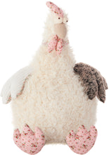 Load image into Gallery viewer, Mina Victory Plushlines Ivory Rooster Plush Animal Pillow Toy N0579 23&quot; x 24&quot;
