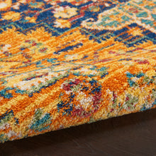 Load image into Gallery viewer, Nourison Allur 9&#39; x 12&#39; Orange Multicolor Area Rug ALR04 Orange Multicolor
