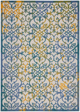 Load image into Gallery viewer, Nourison Aloha 10&#39; x 13&#39; Area Rug ALH21 Ivory Blue
