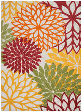 Load image into Gallery viewer, Nourison Aloha 9&#39; x 12&#39; Area Rug ALH05 Red Multi Colored
