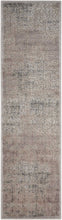Load image into Gallery viewer, Nourison Graphic Illusions GIL09 Grey 8&#39; Runner Hallway Rug GIL09 Grey
