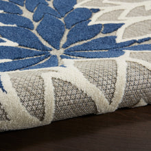 Load image into Gallery viewer, Nourison Aloha 2&#39;x6&#39; Ivory Navy Area Rug ALH05 Ivory/Navy
