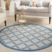 Load image into Gallery viewer, Nourison Country Side 5&#39; Round Area Rug CTR02 Ivory Blue
