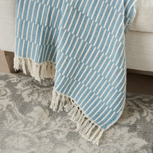 Load image into Gallery viewer, Mina Victory Poly Cotton Ocean Throw Blanket SH354 50&quot;X60&quot;
