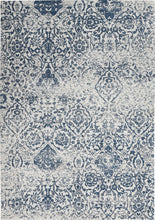 Load image into Gallery viewer, Nourison Damask 4&#39; x 6&#39; Area Rug DAS06 Blue
