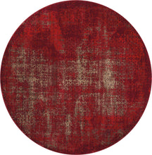 Load image into Gallery viewer, Nourison Karma KRM01 Red 5&#39; Round Area Rug KRM01 Red
